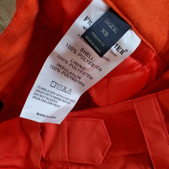 Free Soldier Womens Insulated Snowboard Cargo Pants Orange  Size XS NWT - Picture 6 of 7